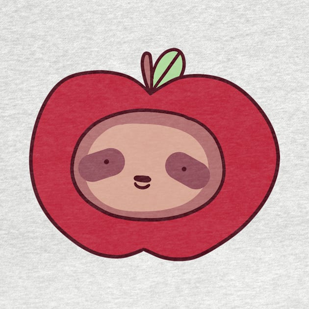 Apple Sloth Face by saradaboru